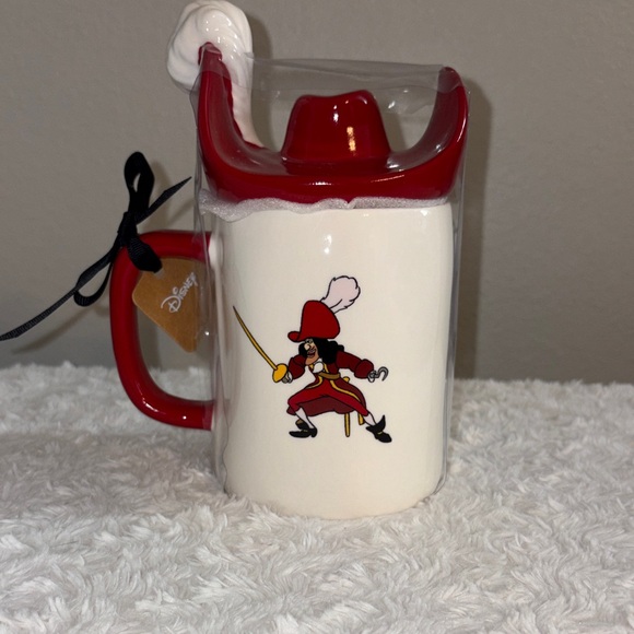 Rae Dunn Other - Disney Rae Dunn Captain Hook Mug with Hat Lid